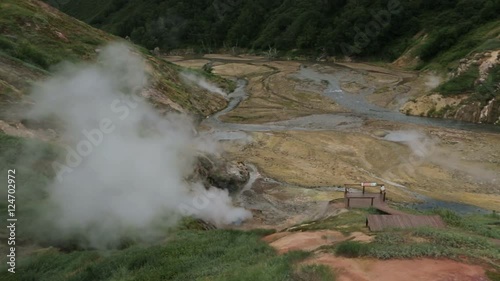 Valley of Geysers in Kamchatka Peninsula