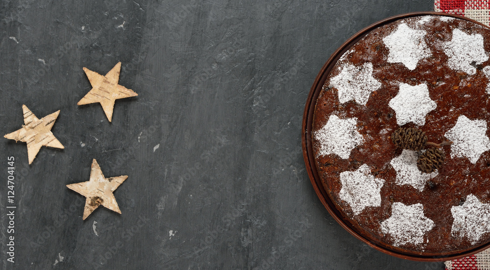 Traditional Christmas fruit cake Traditional Christmas fruit cake