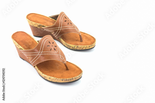 Wallpaper Mural Brown womans shoes. Torontodigital.ca