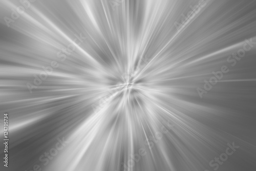 Gray lights with zoom blur background