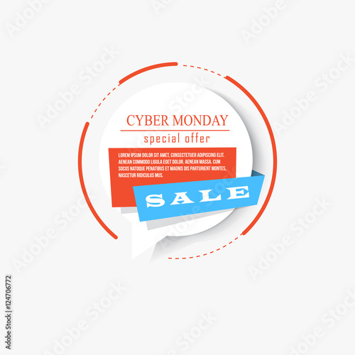 Bubble speech cyber monday, Sale