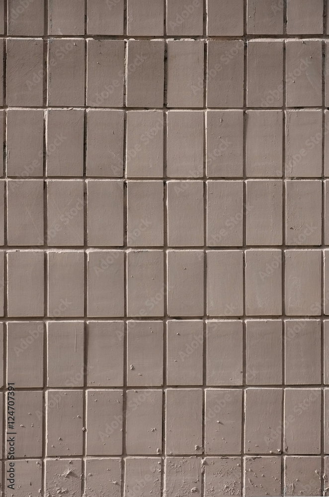 Fototapeta premium USSR ceramic wall tiles texture