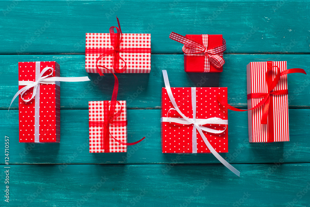 Fototapeta premium Christmas gift box.