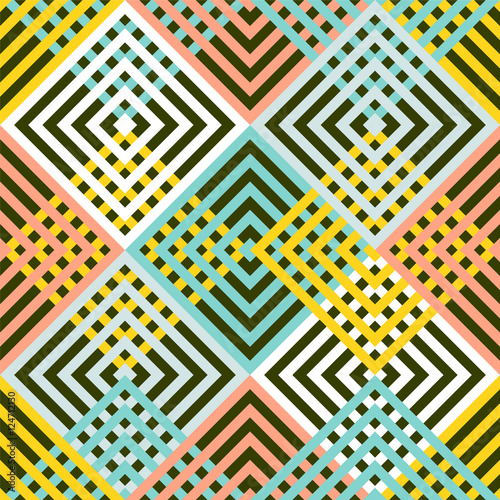 Abstract seamless geometric pattern - rhombus