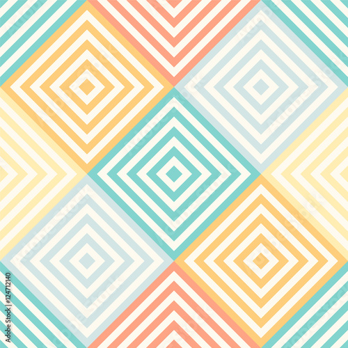 Abstract seamless geometric pattern - rhombus