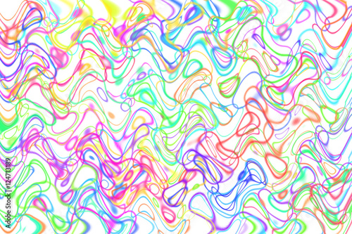 揺れるカラフル輪