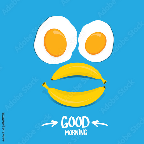 vector good morning funny concept vector