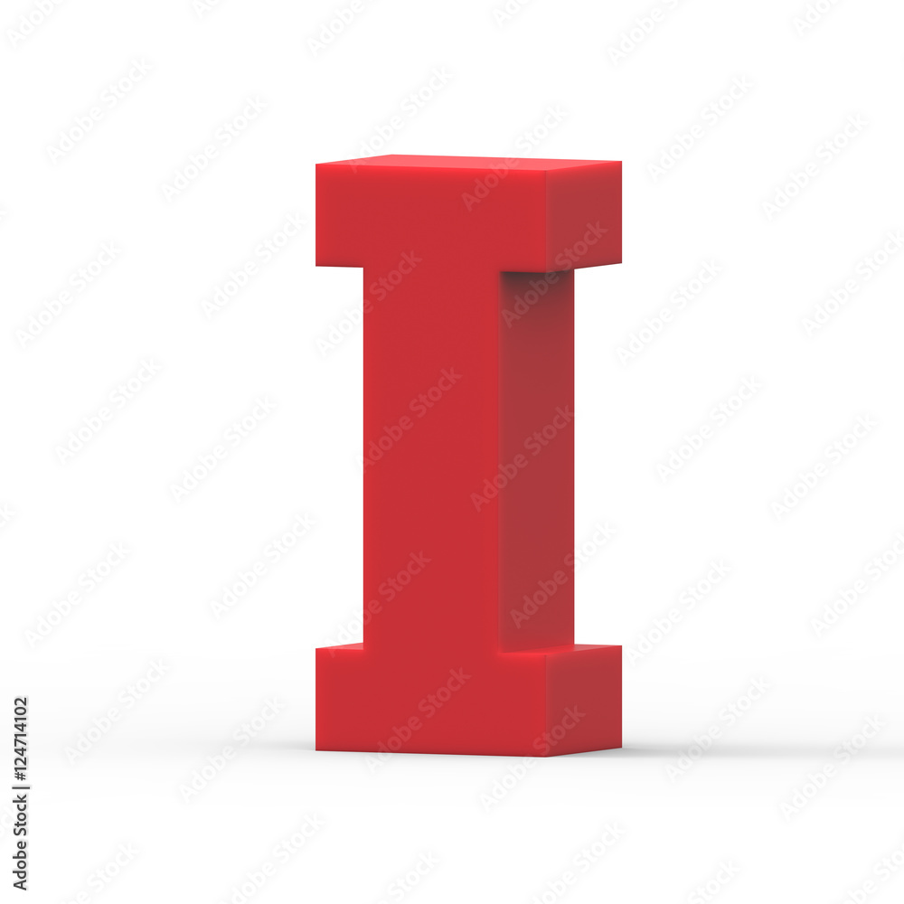 right red letter I right red letter I