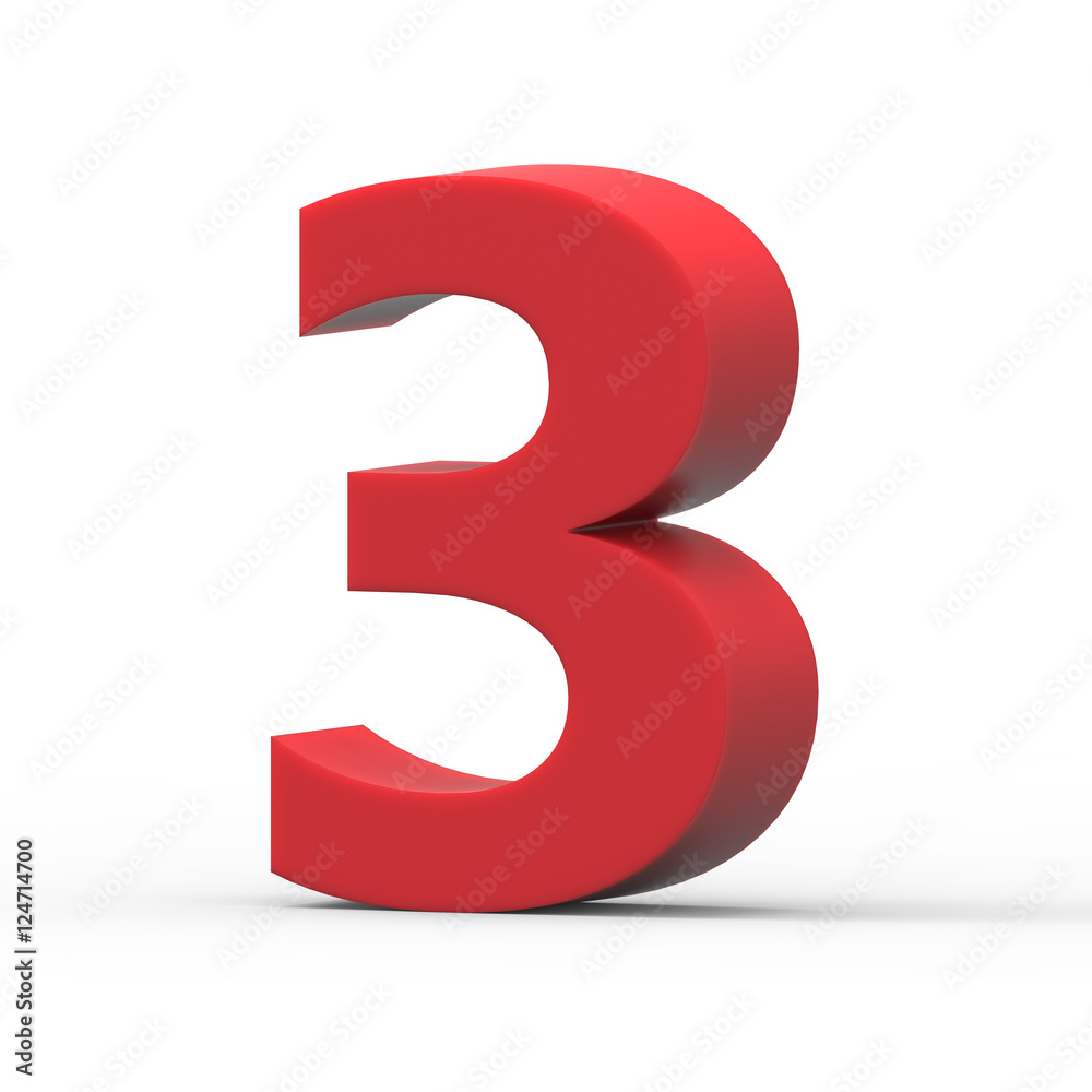 right red number 3 right red number 3