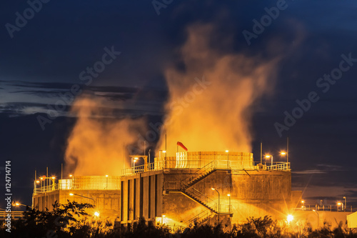 Steam cooling tower of gas turbine electric power plant