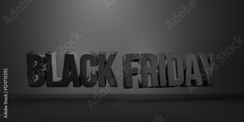 Black Friday Sale 3D Render...