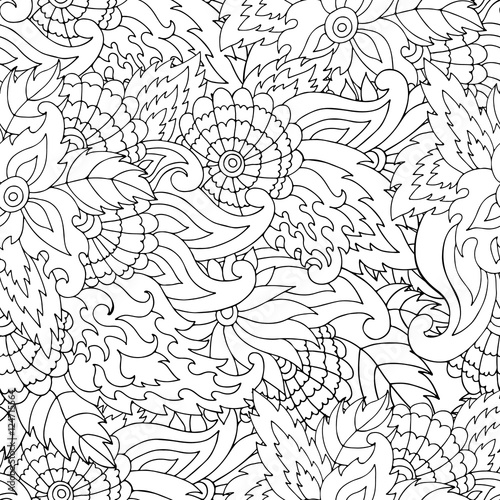 Floral seamless pattern.