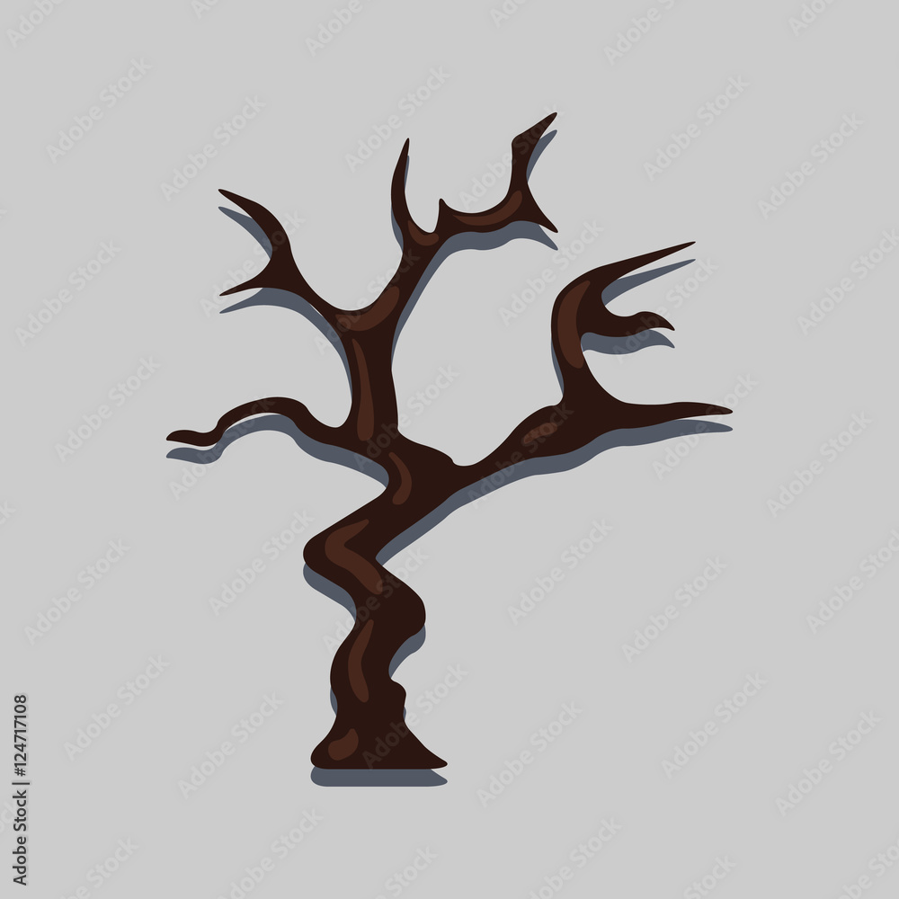 old tree flat icon old tree flat icon