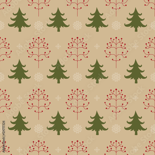 Winter forest background