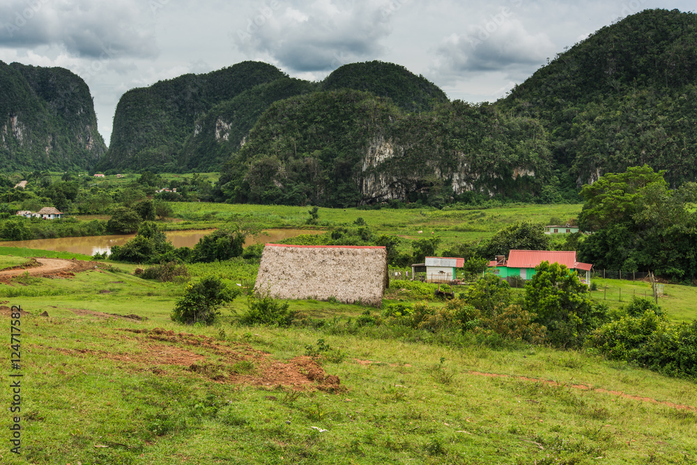 Remone village in rural countryside in Cuba