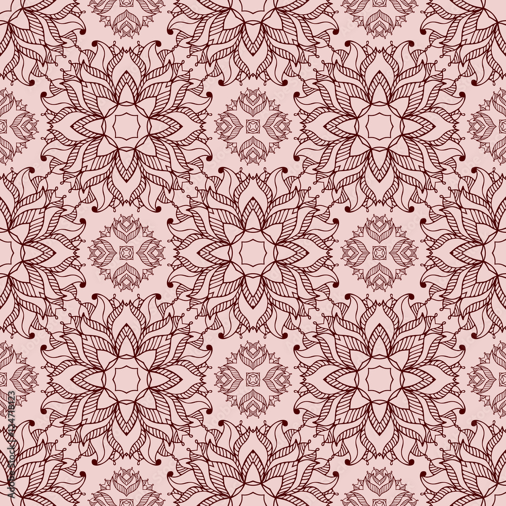 Seamless pattern in boho style1 Seamless pattern in boho style1