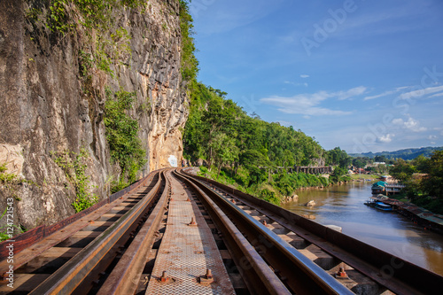 View of nature and Railroad tracks