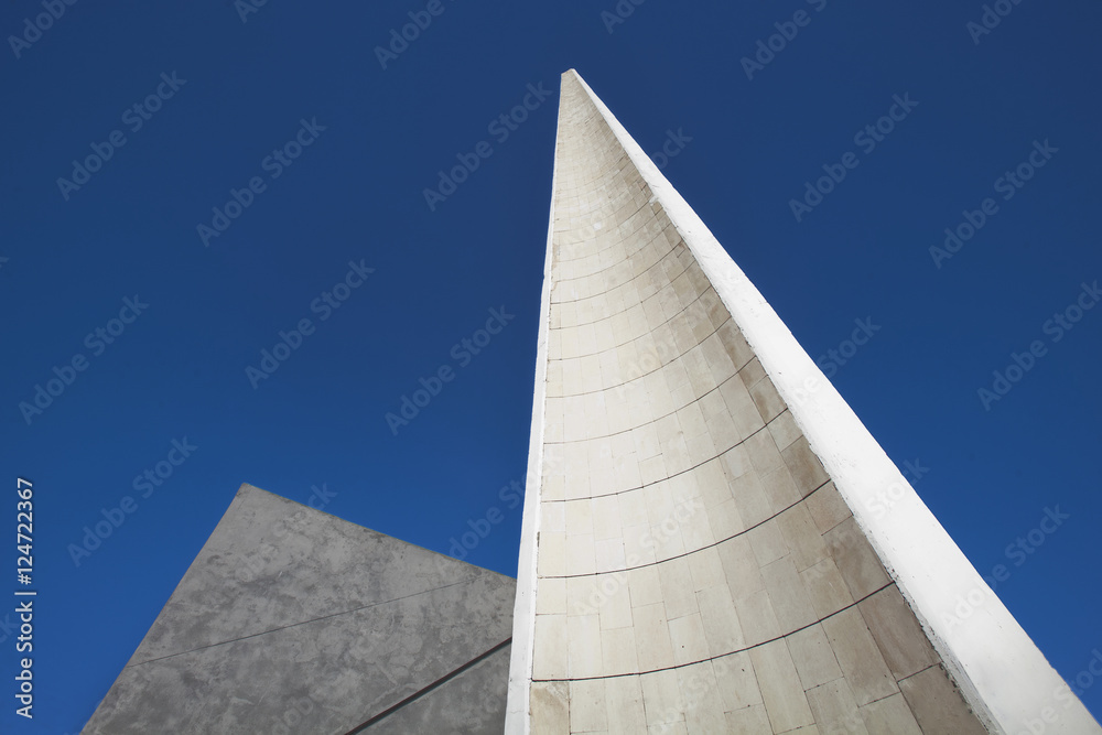 Obelisk at the panorama of Battle of Stalingrad Museum Obelisk at the panorama of Battle of Stalingrad Museum