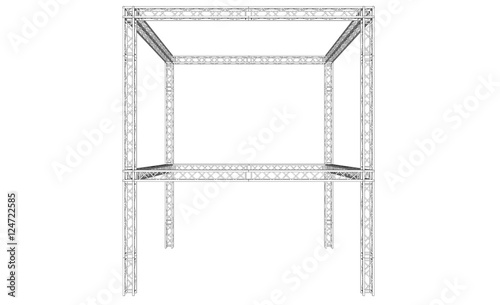 Backdrop stand by Truss system