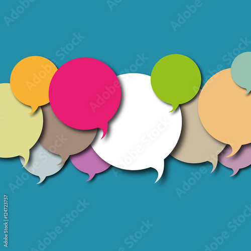 fond abstrait,bulle dialogue