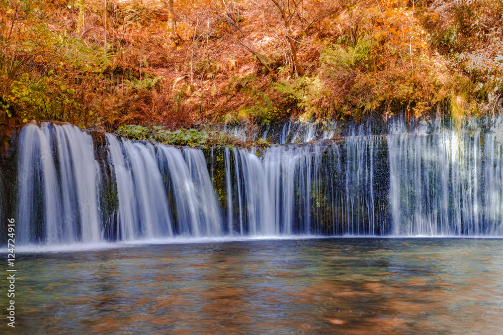 軽井沢 白糸の滝  ,Shiraito Falls ,Karuizawa,Japan.