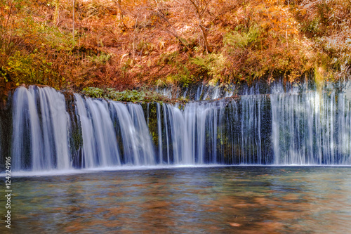 軽井沢 白糸の滝 ,Shiraito Falls ,Karuizawa,Japan.
