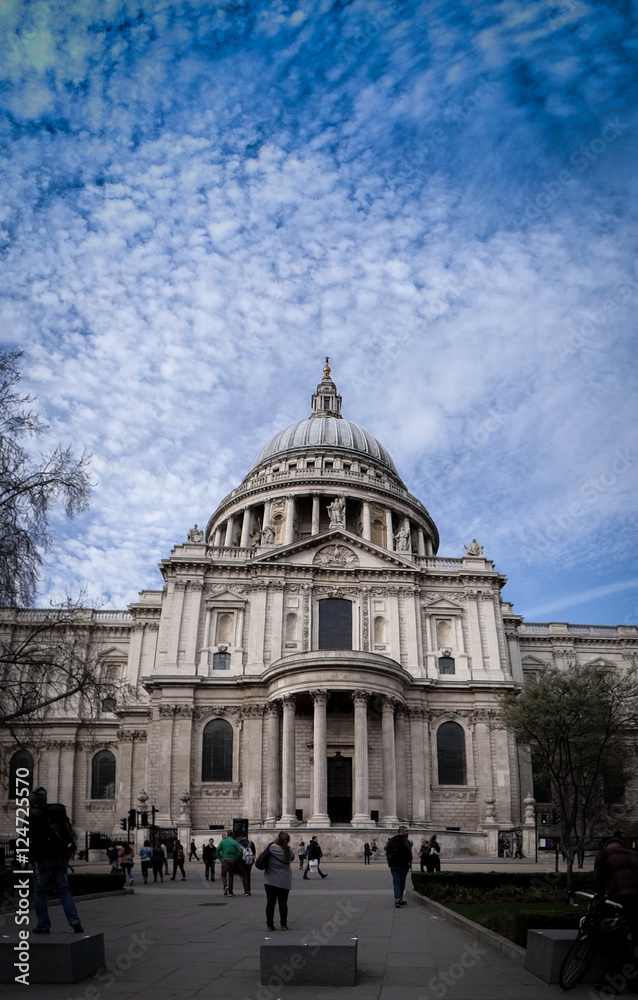 The heavens and St Pauls