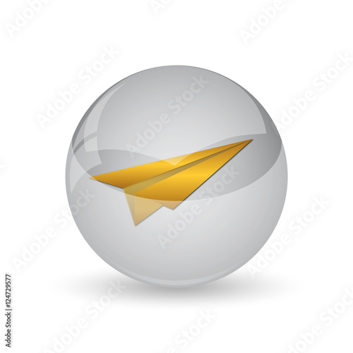 Free Download Paper plane icon - GFXLoad