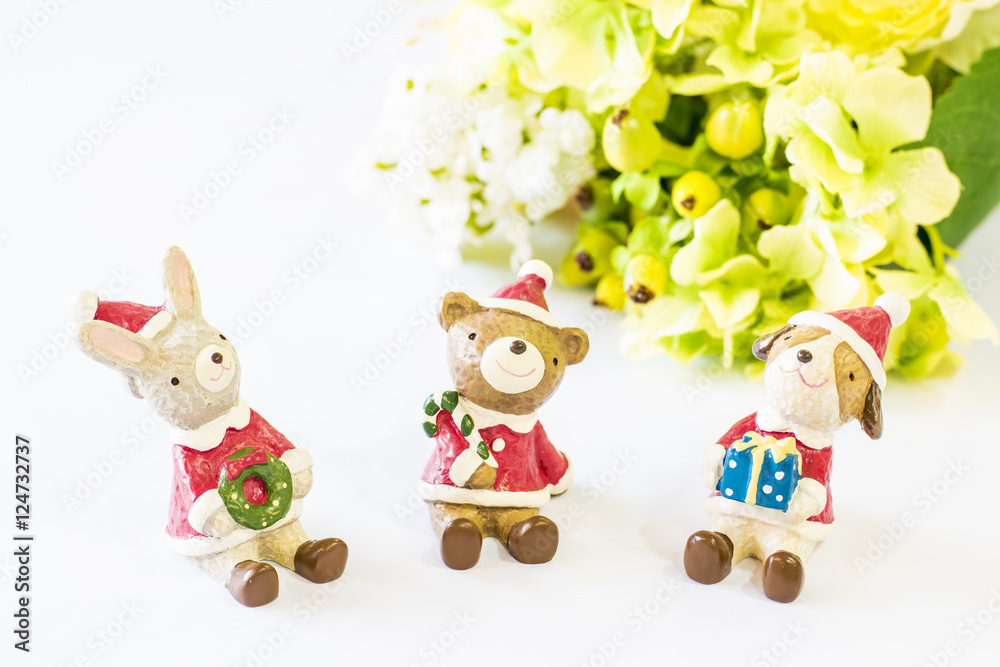 Naklejka premium クリスマスの小物