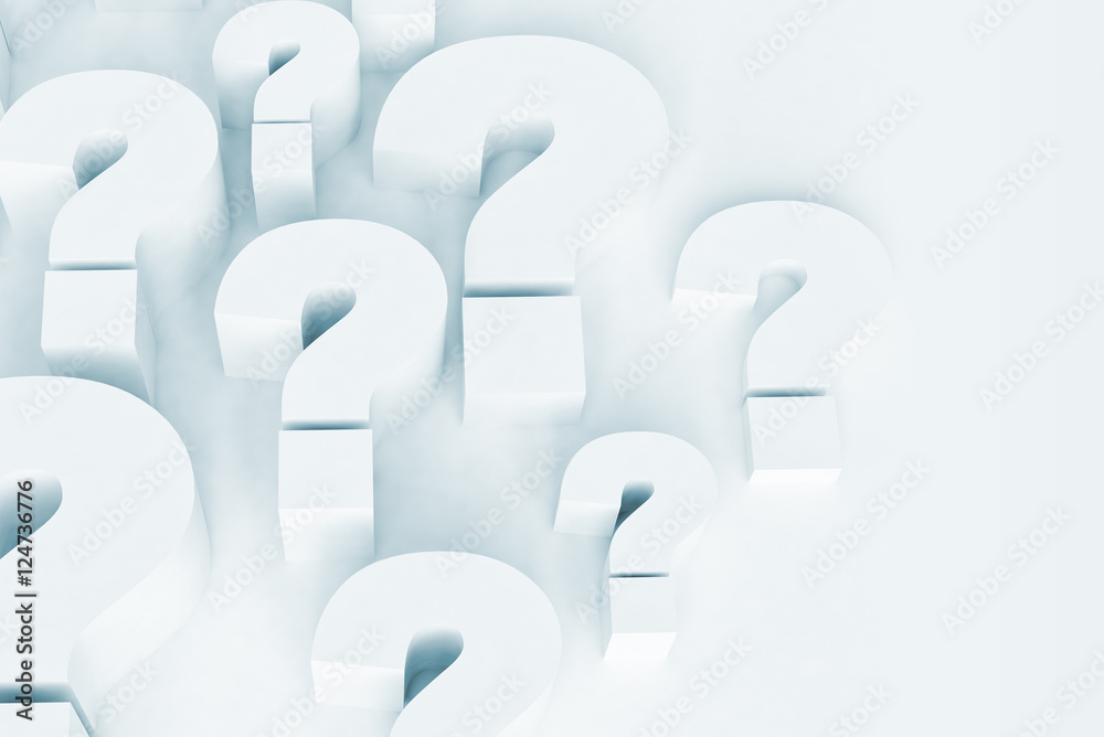 Question marks 3d background casting shadow Question marks 3d background casting shadow