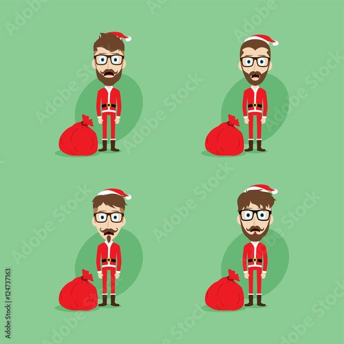 santa claus christmas skinny dad