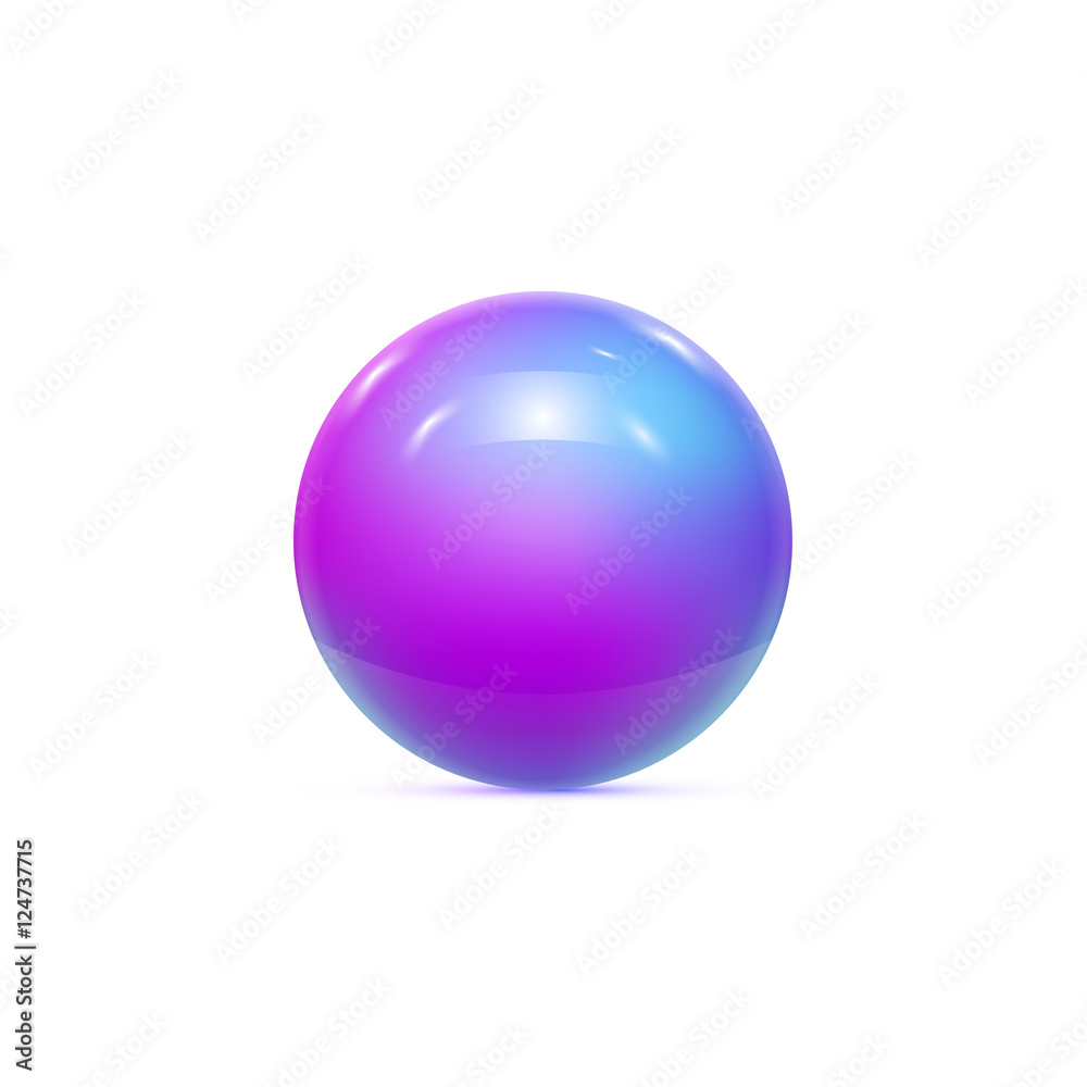 Realistic Pearl Ball or Sphere. Vector Realistic Pearl Ball or Sphere. Vector