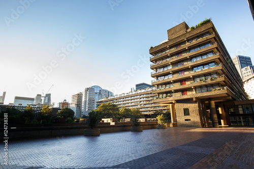 Obraz na płótnie Barbican Estate of the City of London w salonie