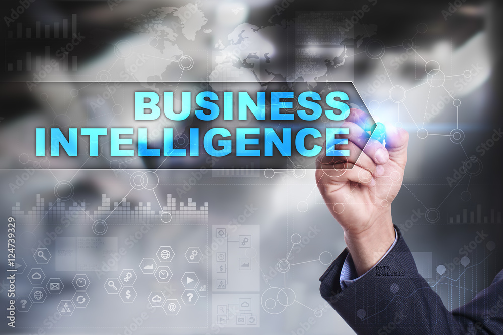 Business is drawing on virtual screen. business intelligence concept. Business is drawing on virtual screen. business intelligence concept.