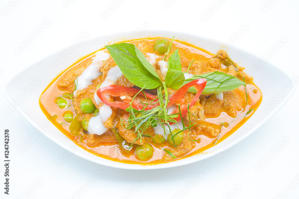Panaeng or Meat in Spicy Coconut Cream,Thailand famous food
Panaeng or Meat in Spicy Coconut Cream,Thailand famous food