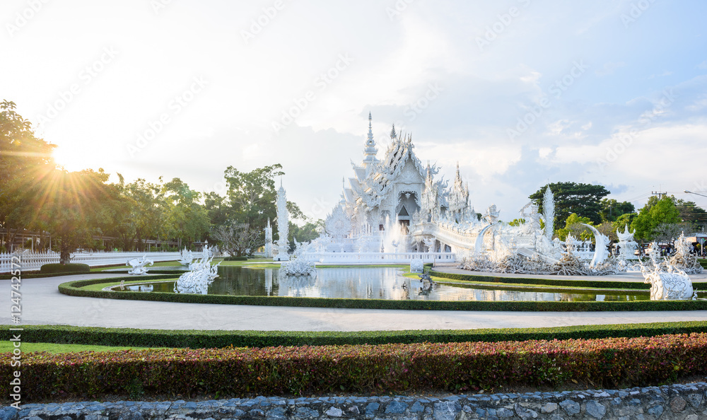Holy white temple,Chiang Rai,Thailand