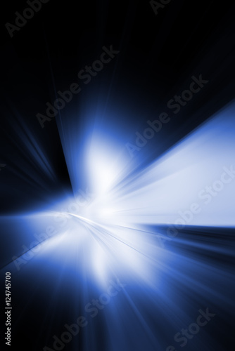 Abstract background in blue, white and black colors