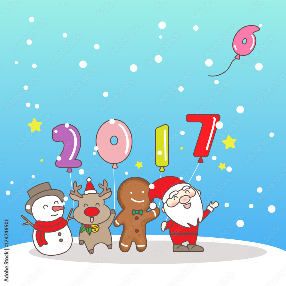 Obraz premium happy new year