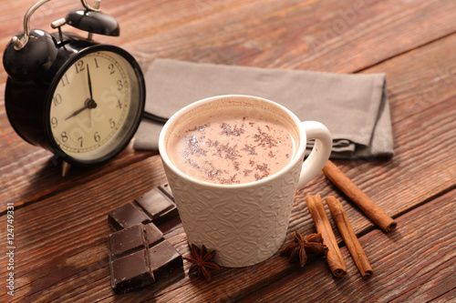 chocolate milk and alarm