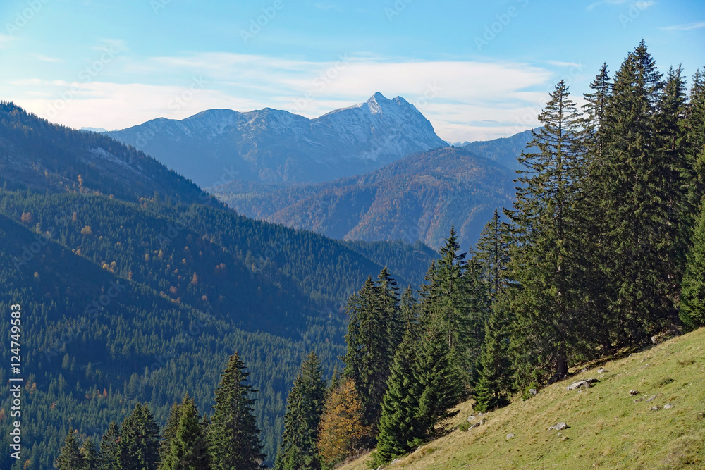 Blick vom Hinteren Sonnwendjoch auf den Guffert, Tirol