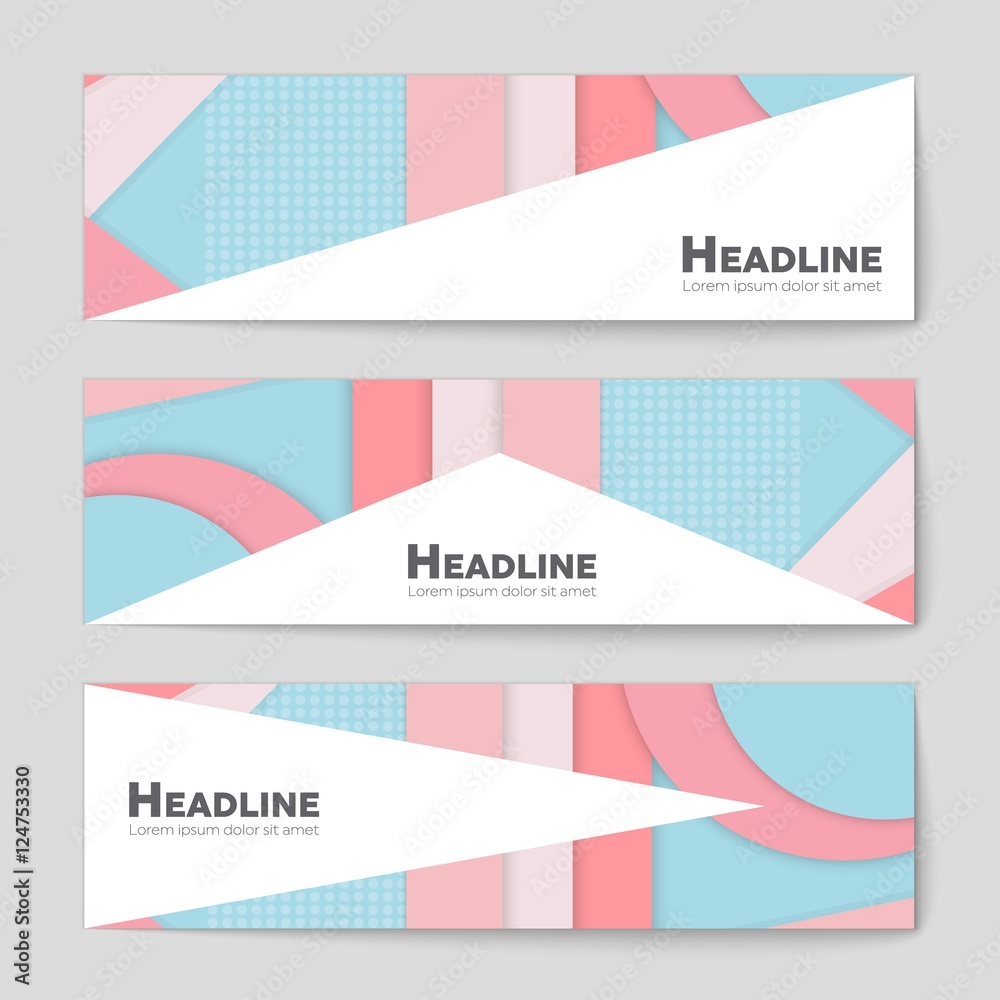 Fototapeta premium Abstract vector layout background for web and mobile app, art template design, list, page, mockup brochure theme style, banner, idea, cover, booklet, print, flyer, book, blank, card, ad, sign, sheet.