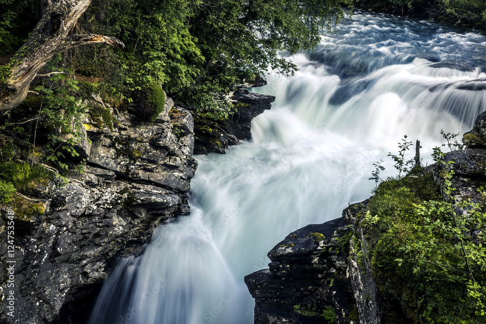 Fototapeta premium Waterfall in Norway