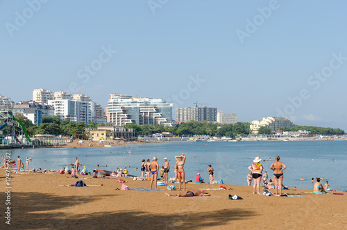 Gelendzhik. City Beach.