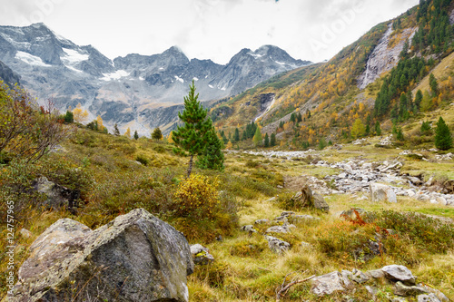 Berglandschaft im Herbst