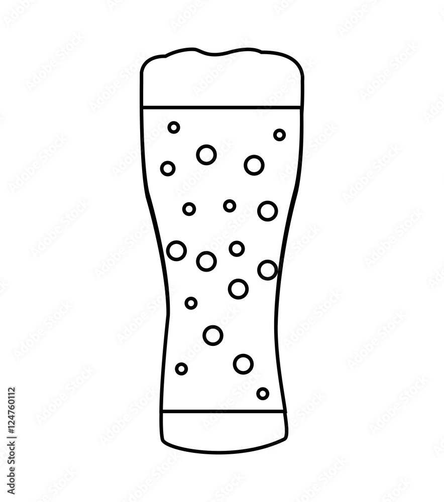 beer glass isolated icon vector illustration design beer glass isolated icon vector illustration design