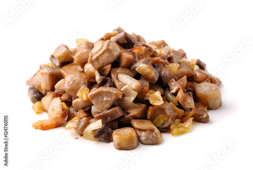 Pile of roasted mushrooms