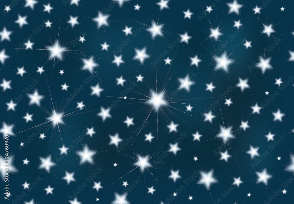 Vector seamless starry background. Vector seamless starry background.