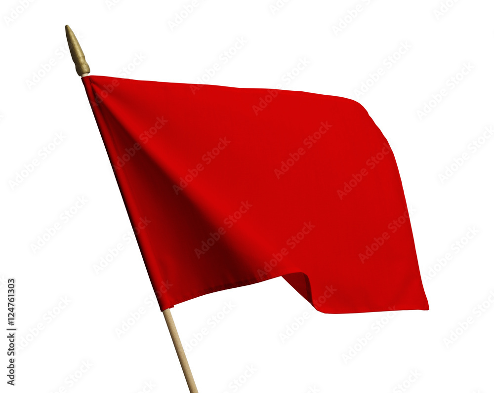 Red Waving Flag Stock Photo Adobe Stock