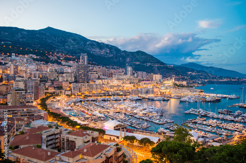 Monaco evening cityscape © andrii_lutsyk