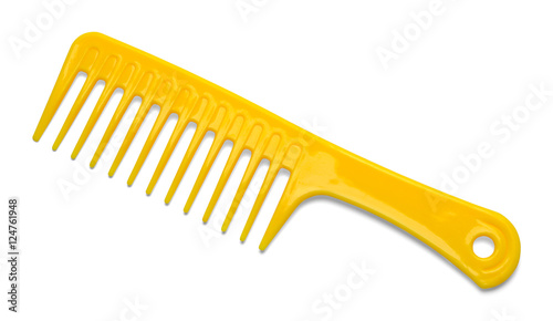 Yellow Plastic Comb